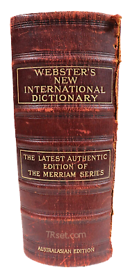 Webster's New International Dictionar
