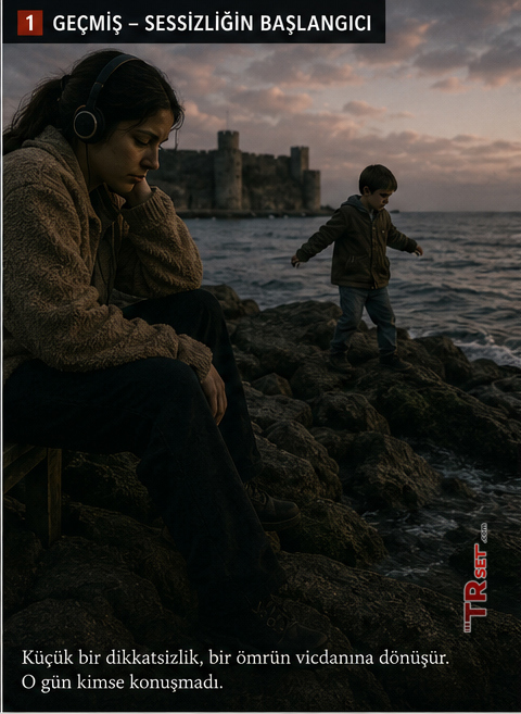 Üç Maymun Filmi I çocuk ve kayalıklar