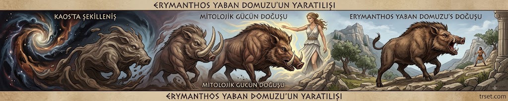 Erymanthos Yaban Domuzunun Yaratılışı