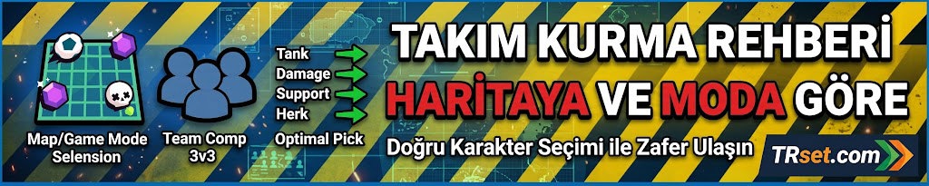 Haritaya ve Oyun Moduna Göre Takım Kurma