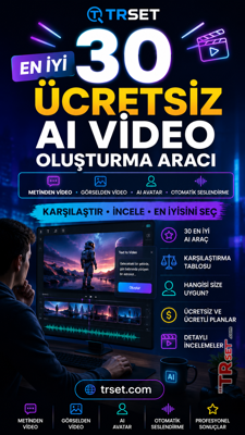 Ücretsiz AI Video Oluşturma Siteleri: En İyi 30 Araç