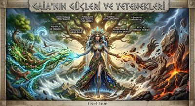 Gaia (Γαῖα) – Yunan Mitolojisinin Toprak Ana Tanrıçası - Güçleri