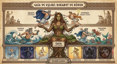 Gaia (Γαῖα) – Yunan Mitolojisinin Toprak Ana Tanrıçası ve Eşleri