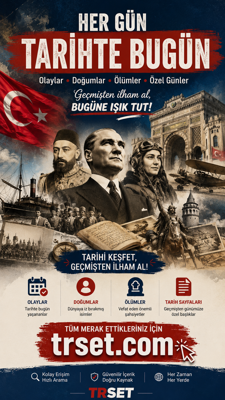 Tarihte Bugün Neler Yaşandı? Bugün Dünya Ne Günü?