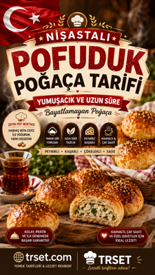 Nişastalı Pofuduk Poğaça Tarifi | Yumuşacık ve Uzun Süre Bayatlamayan Poğaça Açıklama