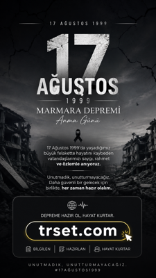 17 Ağustos 1999 - Marmara Depremi